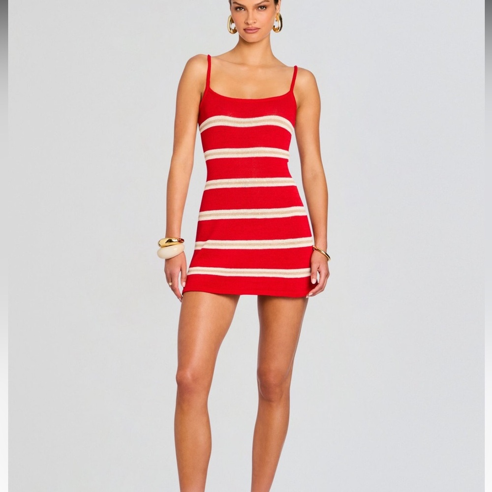 Retrofete seroya azreal Striped Mini dress small